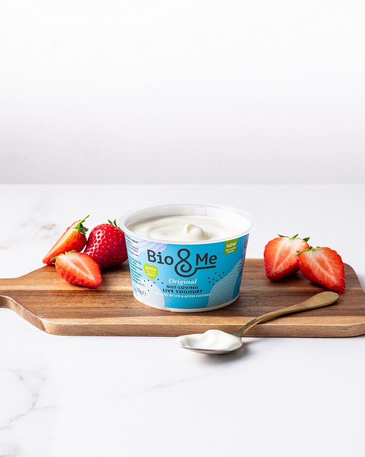 Single serve ‘gut loving’ prebiotic yoghurts