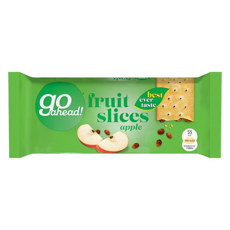 Pladis rebrands Crispy Slices to Go Ahead! Fruit Slices