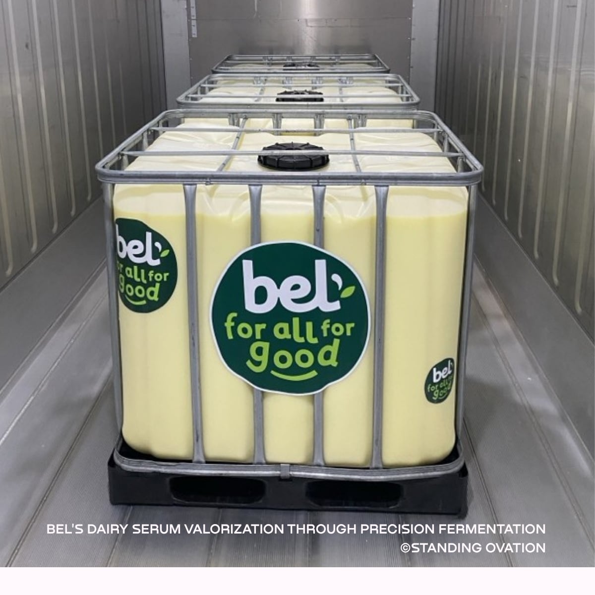 Bel and Standing Ovation are developing casein proteins from whey by-product.