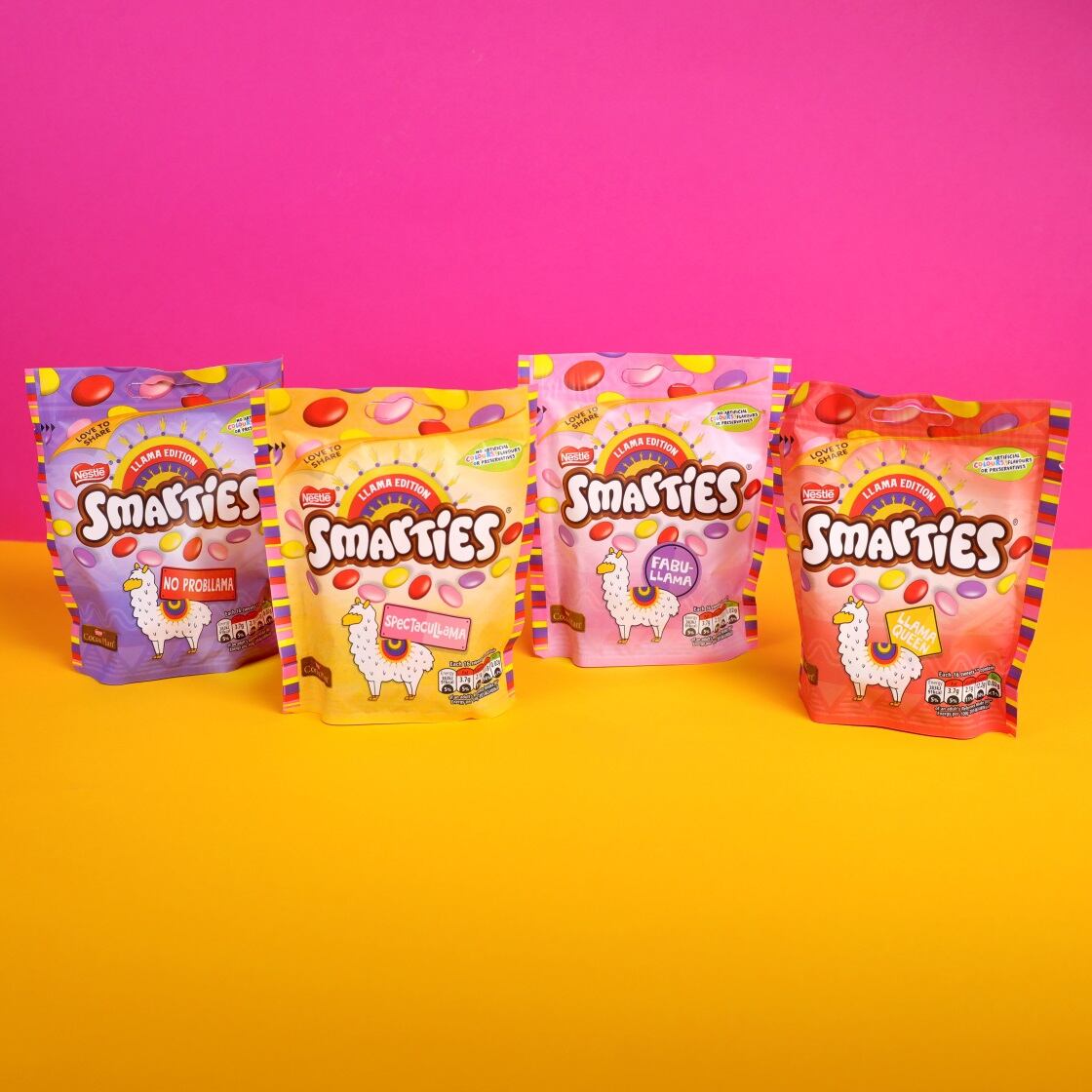 Nestlé’s Smarties Llama Edition