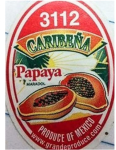 caribena brand papaya