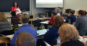Angela Newman teaches a course on food safety regulations for entrepreneurs at the Owen Sound Campus.