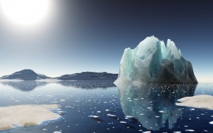 ice caps global warming climate change Crédits maxmihai