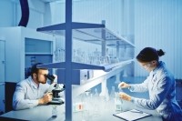research lab science biotech iStock shironosov