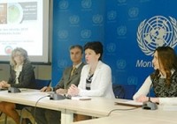 Picture: WHO. Vesna Nikaljevic at the event in Montenegro