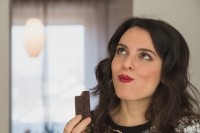 chocolate eating girl - Stefano Tinti