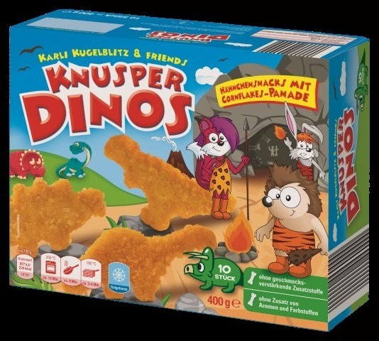 Chicken dinosaurs may contain plastic