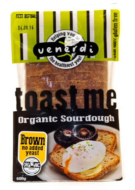 Toast me Organic Sourdough gluten-free bread