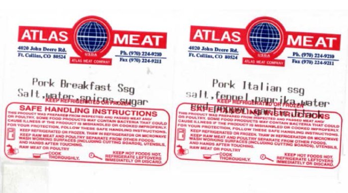 Undeclared MSG on pork sausage