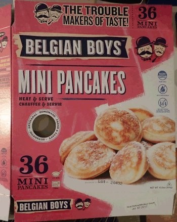 Belgian Boys brand Mini Pancakes