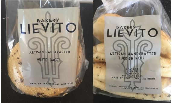 Artisan Handcrafted White Bagels and Turkish Rolls
