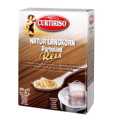 Curtiriso Langkorn-Naturreis Kochbeutel 4x125g