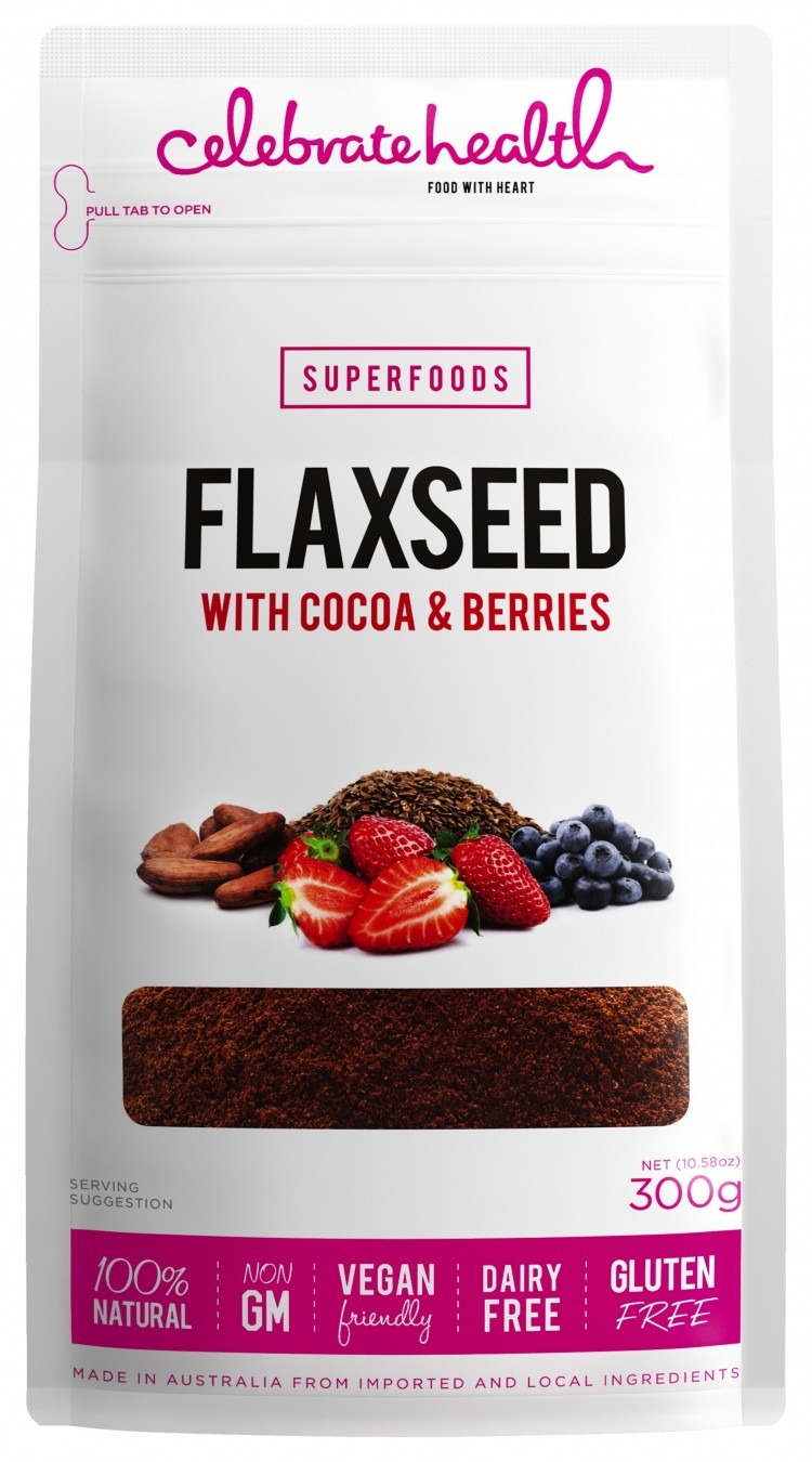 Superfoods Flaxseed with Cocoa and Berries