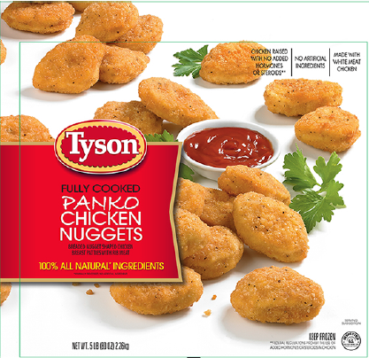 Tyson Fully Cooked Panko Chicken Nuggets