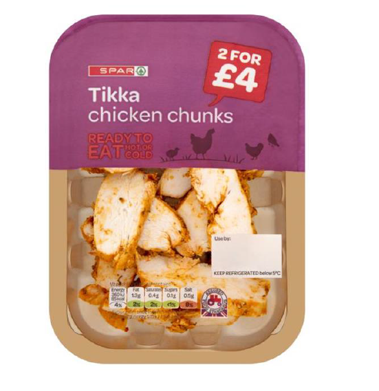 Spar Tikka Chicken Chunks