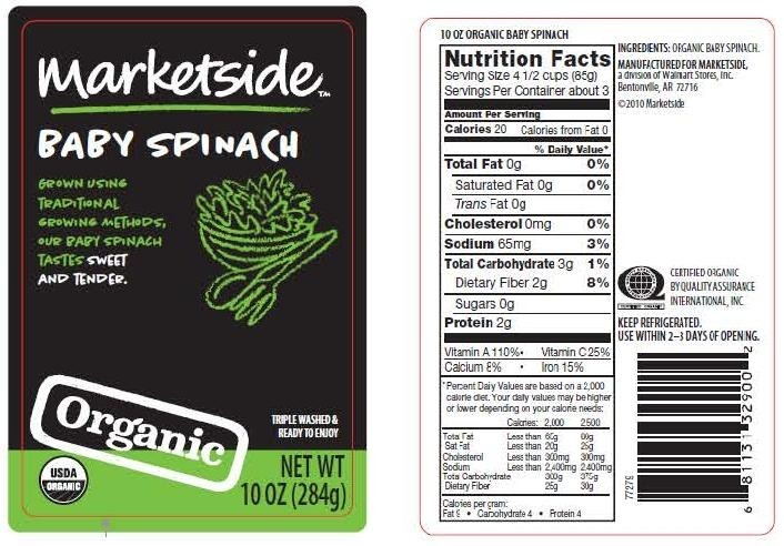 Taylor Farms recalls organic spinach over potential Salmonella contamination 