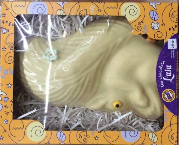 Undeclared egg for chocolate figures