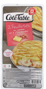 Côté Table Feuilletés au jambon emmental