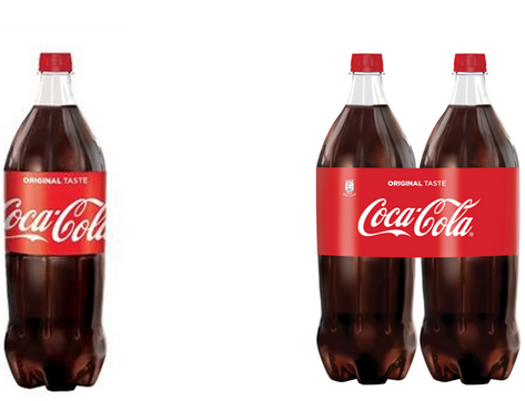 Recalled coke bottles