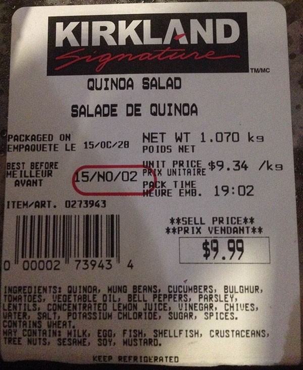 Kirkland Signature Quinoa Salad