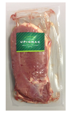 Magret de canard cru (with Upignac brand) sold in Intermarché