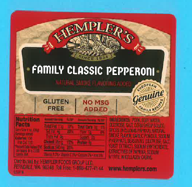 Hempler's pepperoni