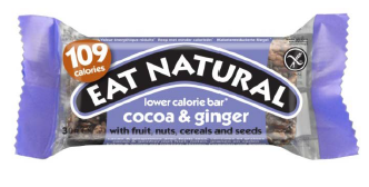 Eat Natural Lower Calorie Bar Cocoa & Ginger