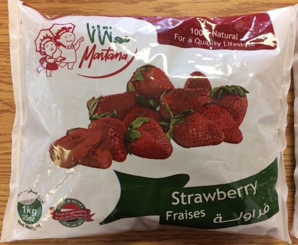 Montana brand frozen strawberries
