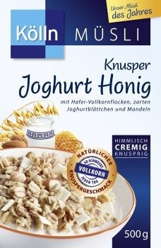 Kölln develops a crunchy muesli with almonds, yoghurt and honey