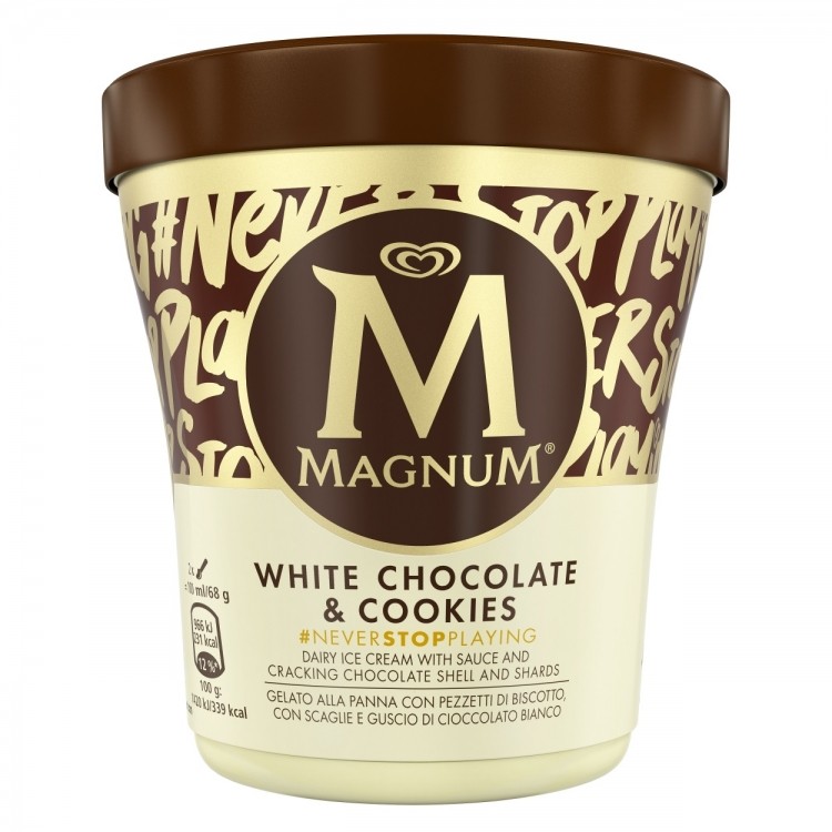 Magnum White Chocolate  Cookies Tube