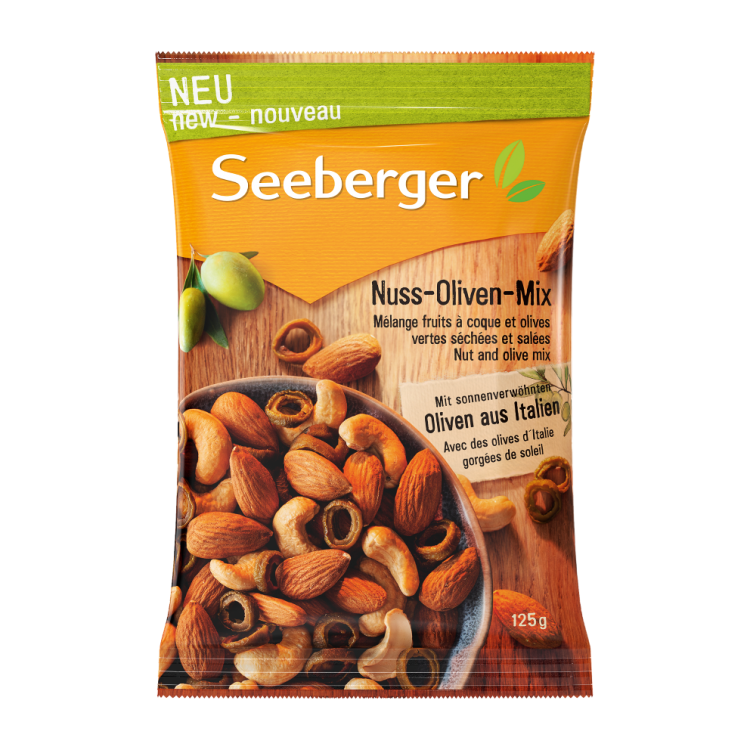 Seeberger nuts and olives mix