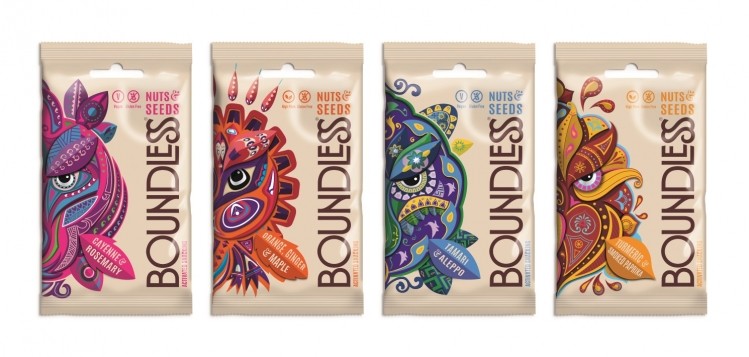 Boundless 'gut friendly' nut and seed snacks