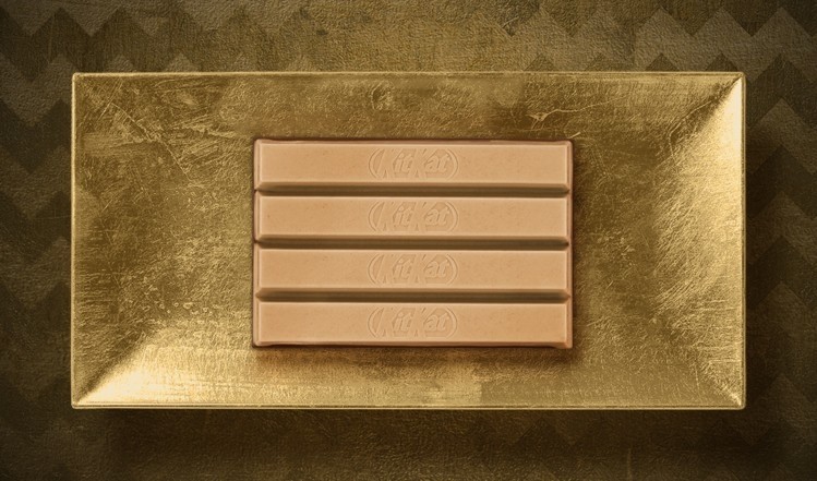 Nestlé's KitKat Gold - White chocolate with 'caramel notes'