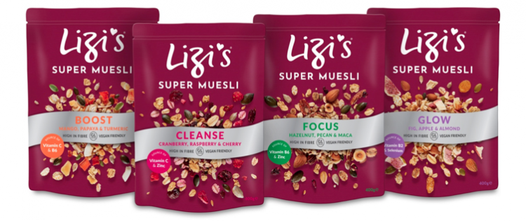 Lizi's Super Muesli delivers functional benefits
