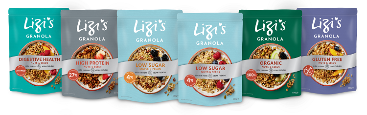 Lizi’s rebrands with sustainable packaging