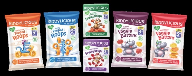 Kiddylicious launches new 3+ range