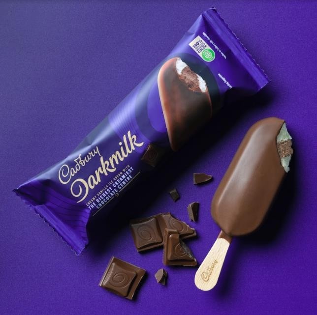 Cadbury launches Darkmilk ice cream stick