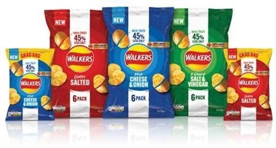 Walkers introduces its first non-HFSS crisps range with ‘half the salt’