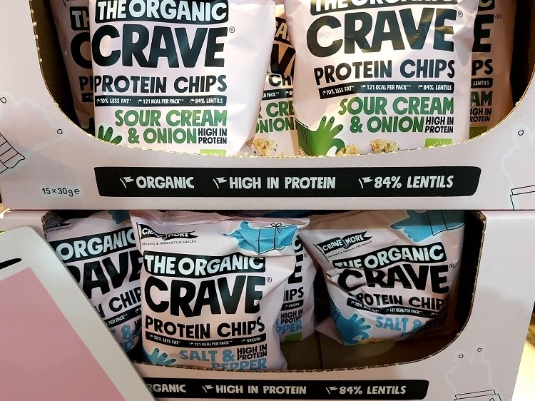 Protein chips with 70% less fat
