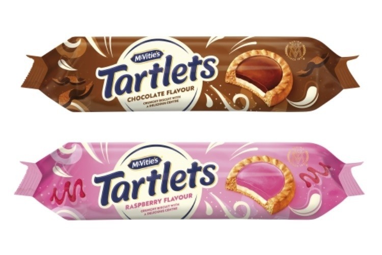 Chocolate and raspberry tartlets by McVitie’s