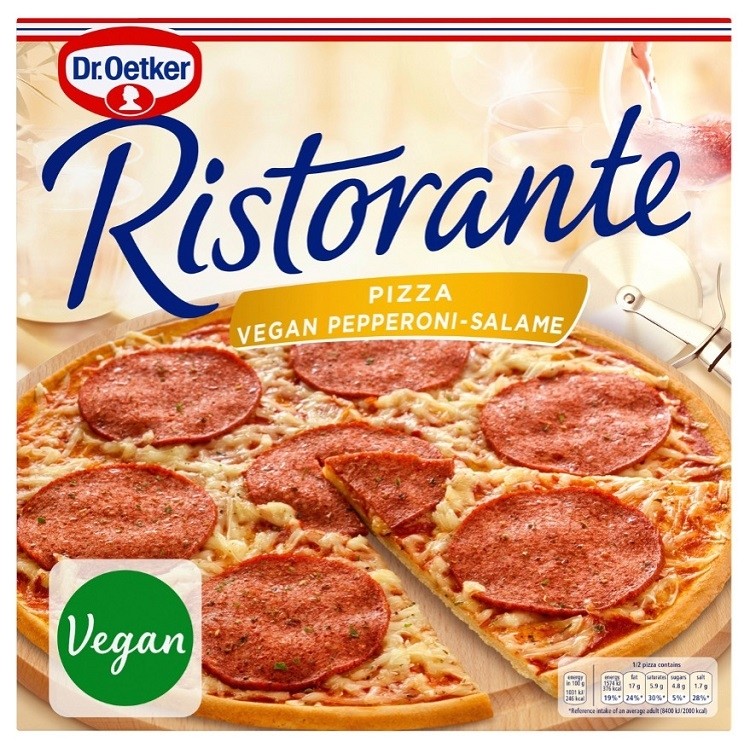 Dr. Oetker launches vegan pepperoni pizza