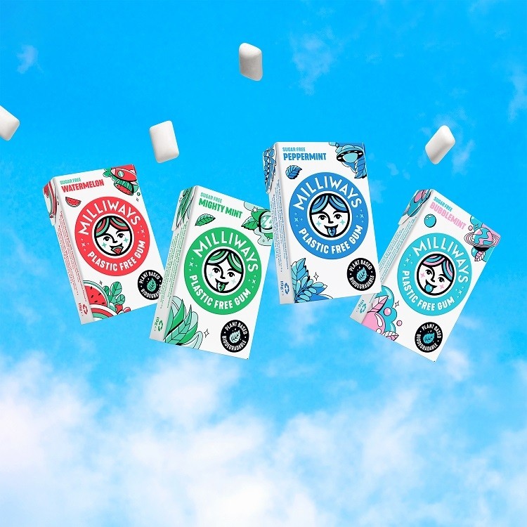 Chewing gum brand Milliways introduces new recipe and packaging redesign