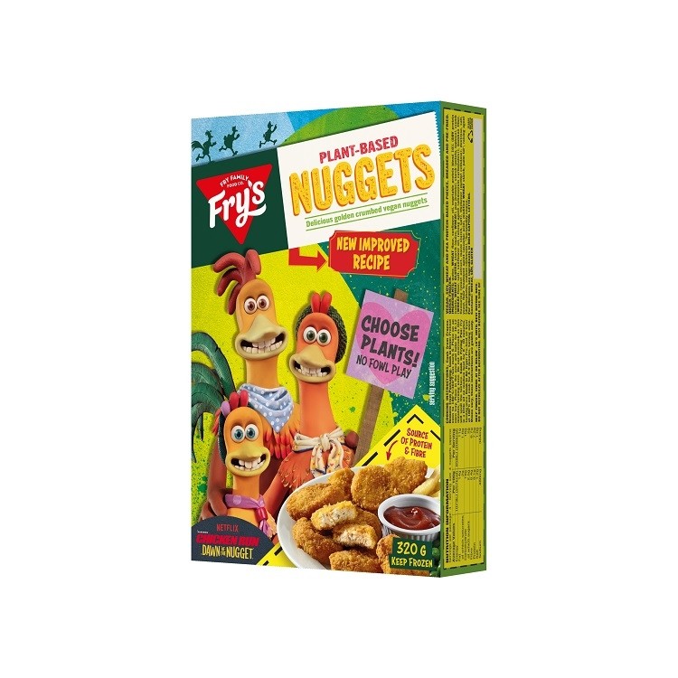 Fry’s launches plant-based nugget to celebrate release of Chicken Run film