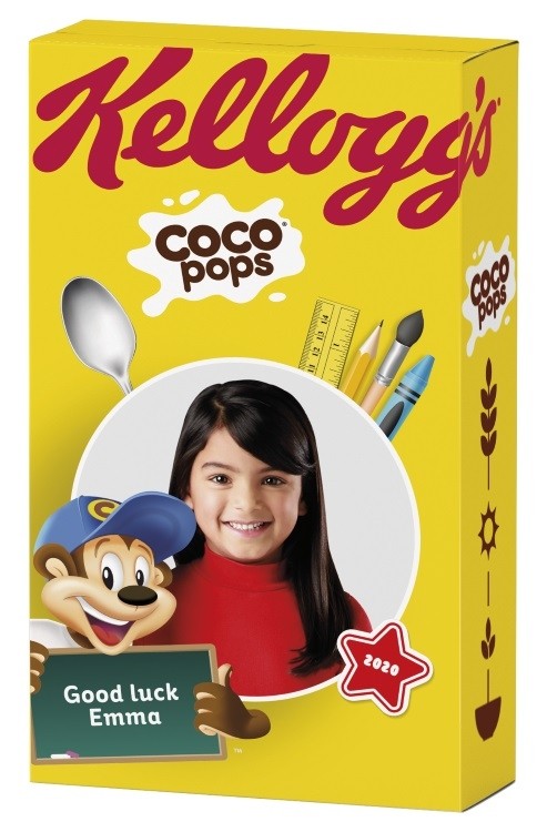 Personalised cereal covers for kids