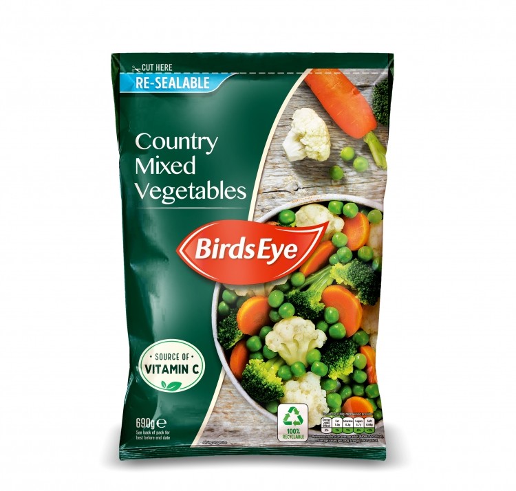 Birds Eye revamps packaging in line with 100% recyclability pledge