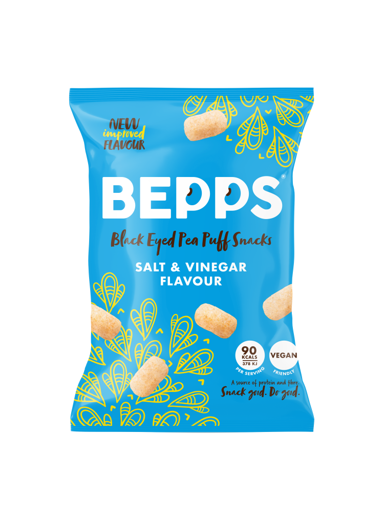 BEPPS vamps up its black eyed pea snacks