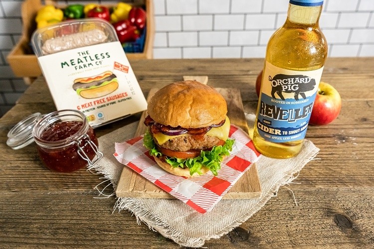 ‘Boozy’ plant-based burger