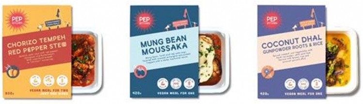Frozen, vegan, ready meals launched