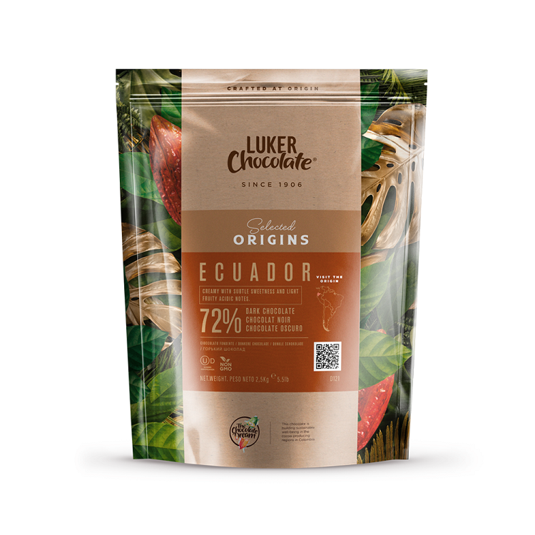Single Origin Ecuador 72% chocolate