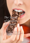 Free white paper: analysing the sound of food
